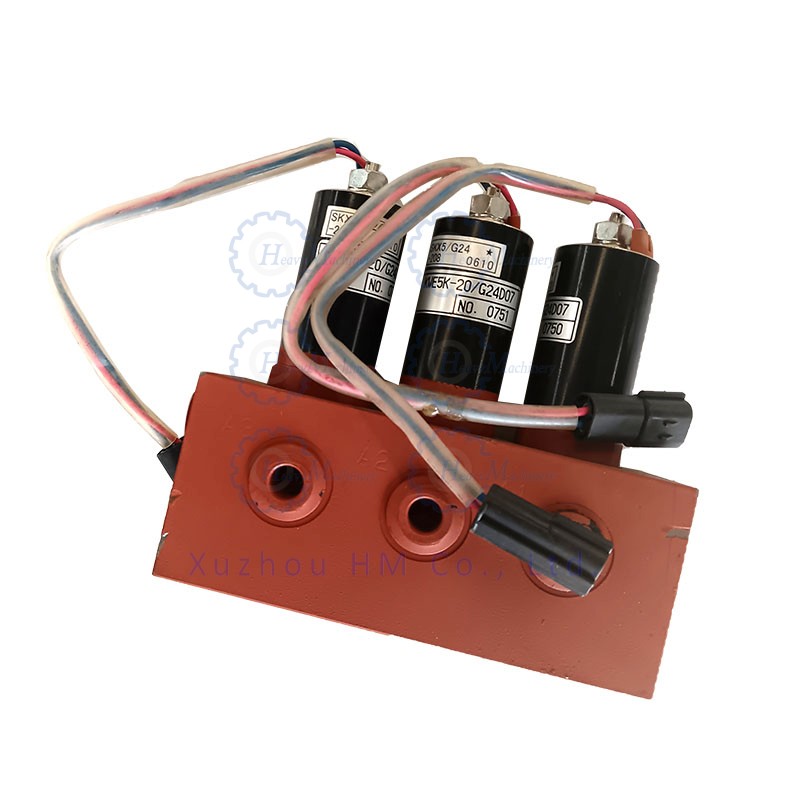 803007140 3KWE5G-20/G24W-340 Electromagnetic valve group Excavator spare parts hanmo-machinery